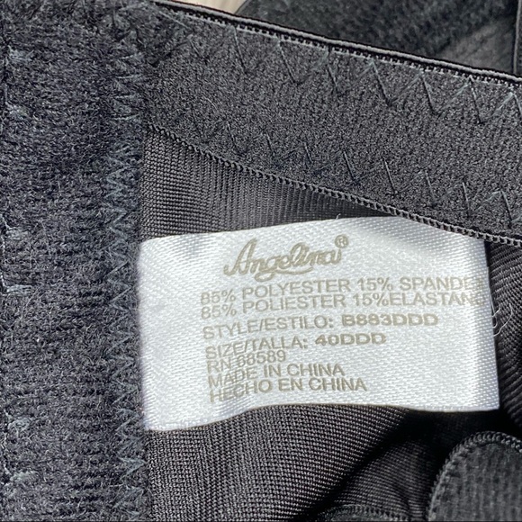 Bundle of 4 Angelina Wired Back-Smoothing Plus Size Bras with Convertible Straps - Picture 13 of 14